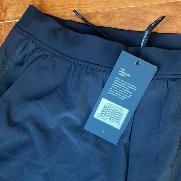 NWT Ten Thousand Black Interval Short (Liner) 7" Size XS, Small, Medium & Large - Picture 4 of 6